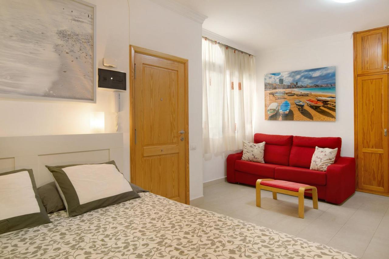 Beach Studio Apartment Canteras Лас-Пальмас-де-Гран-Канария Экстерьер фото